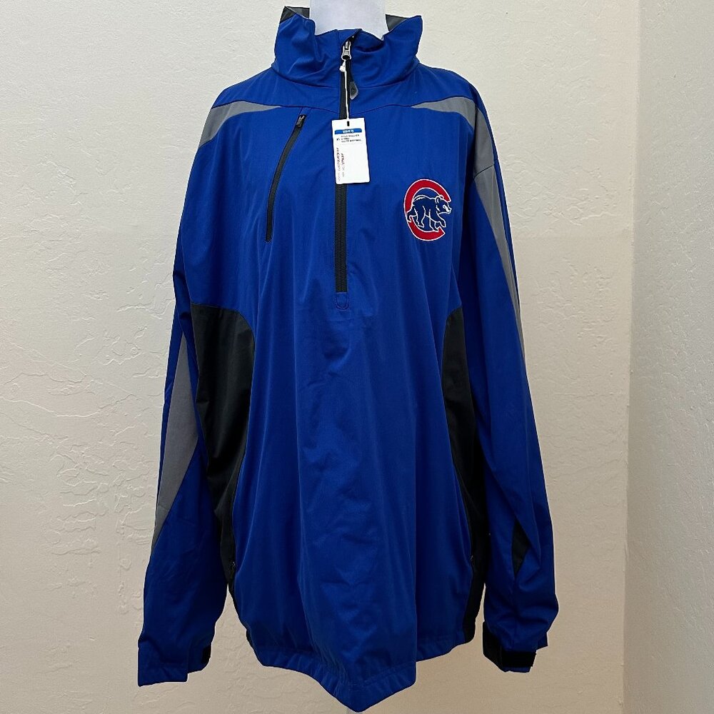 Antigua Chicago Cubs Quarter Zip Windbreaker